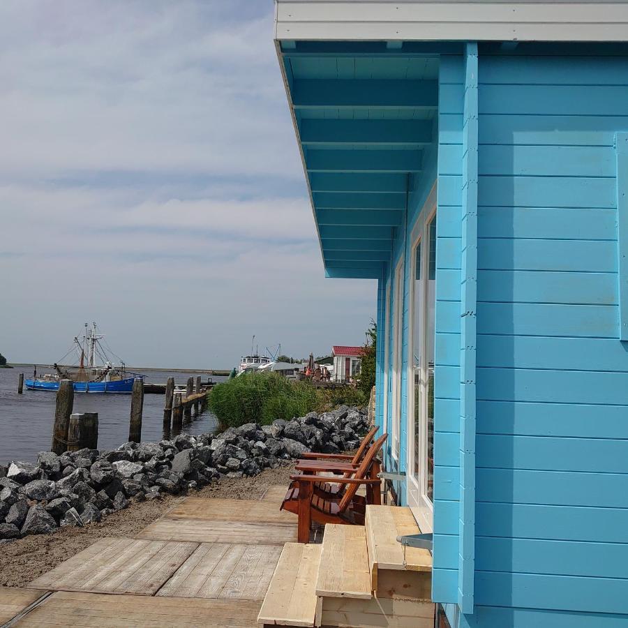 Waterhuisjes Op De Pier Van Lauwersmeerplezier! Lauwersoog Eksteriør billede